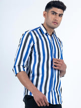 Serenity Stripes Cotton Shirt