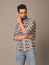 cotton printed shirts for men