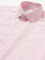 Pink Solid Cotton Shirt - Tistabene