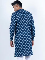 Blue Bloom Printed Kurta