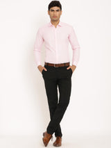 Pink Solid Cotton Shirt - Tistabene