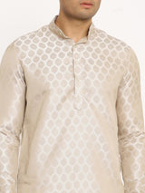 Riwayat Printed Designer Silk Kurta