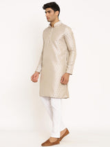 Riwayat Printed Designer Silk Kurta