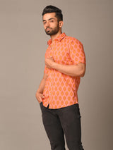 sanganeri printed shirt