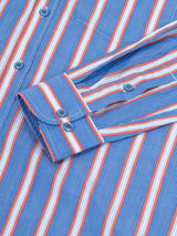 Champagne Stripes Cotton Shirt - Tistabene