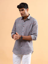 sanganeri printed shirt