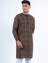 Black Noor Printed Kurta