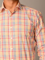 Multi Color mini Checks Shirt - Tistabene