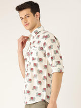 printed casual shirts