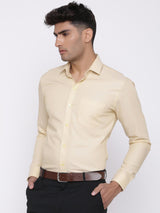 Yellow Egyptian Cotton Shirt - Tistabene