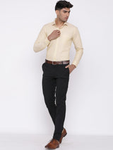 Yellow Egyptian Cotton Shirt - Tistabene