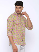 sanganeri printed shirt