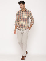 formal check shirt