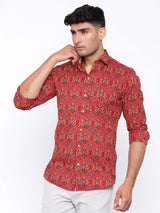 sanganeri printed shirt