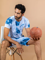 Blue Tie and Dye T-shirt and Shorts - Tistabene