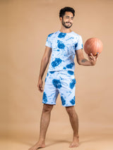 Blue Tie and Dye T-shirt and Shorts - Tistabene