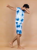 Blue Tie and Dye T-shirt and Shorts - Tistabene