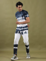 Dark Indigo Tie & dye Co-Ord Set - Tistabene