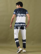 Dark Indigo Tie & dye Co-Ord Set - Tistabene