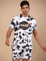 NASA Tie & Dye Co-ord Set (T-shirt with Shorts) - Tistabene