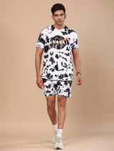 NASA Tie & Dye Co-ord Set (T-shirt with Shorts) - Tistabene