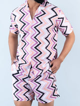 Chevron Printed Co-ords Set - Tistabene