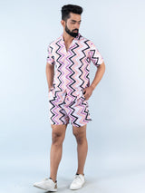 Chevron Printed Co-ords Set - Tistabene