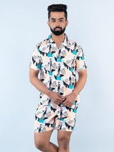 Tropical Leaf Printed Co-ords Set - Tistabene