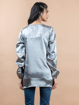 womens satin tops