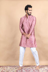 Purple Silk Kurta