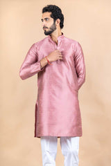 Purple Silk Kurta