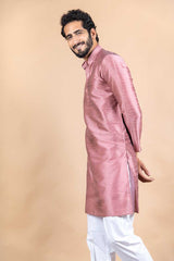 Purple Silk Kurta