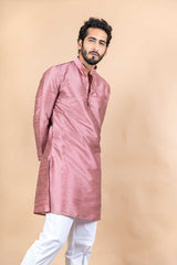 Purple Silk Kurta