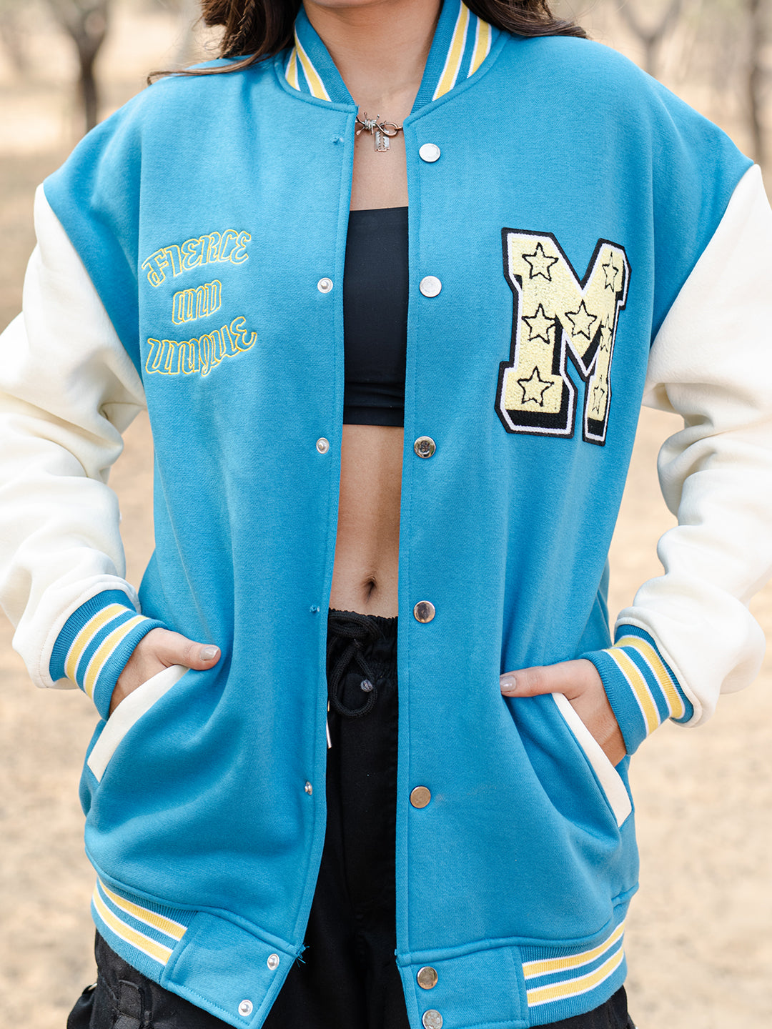 Teal 2025 varsity jacket