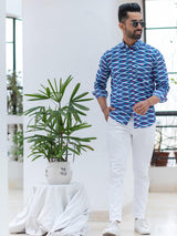 printed cotton shirt	