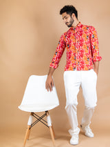 Flora Crepe Shirt