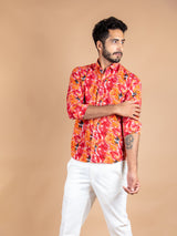 Flora Crepe Shirt