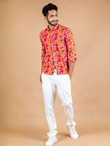 Flora Crepe Shirt