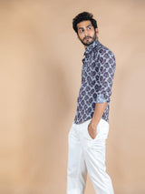 Striped Tropical Shirt - Tistabene