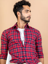 red check shirt