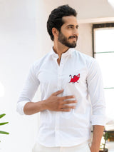 Pumba Embroidered Cotton Shirt - Tistabene