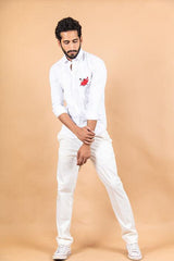 Pumba Embroidered Cotton Shirt - Tistabene