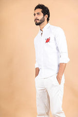 Pumba Embroidered Cotton Shirt - Tistabene