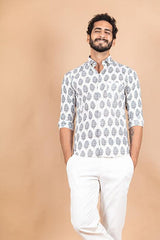 abstract printed shirts