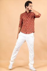 sanganeri printed shirt