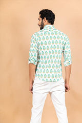 printed cotton shirts for men