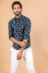 sanganeri printed shirt