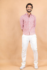 cotton printed shirts for men