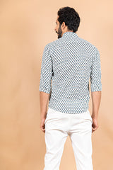 sanganeri printed shirt