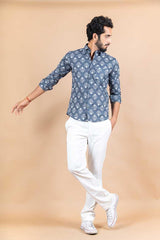 cotton printed shirt